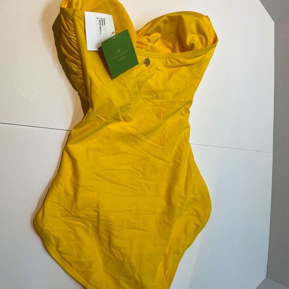 HOST PICK ✅ NWT Kate Spade Yellow Grove Beach One Piece - Small - Picture 4 of 4